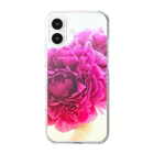 ナスタチウムのお花図鑑の立てば芍薬、座れば牡丹の可憐な世界 Clear Smartphone Case