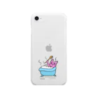 Official GOODS Shopのい，い，ゆ，だ，ニャーンコ Clear Smartphone Case