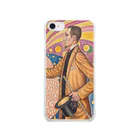 SONOTENI-ARTの025-001　ポール・シニャック　『フェリックス・フェネオンの肖像』　クリア　スマホケース　iPhone SE(2,3)/8/7/6s/6専用デザイン　CC1 Clear Smartphone Case