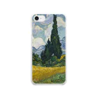 SONOTENI-ARTの005-015　ゴッホ　『糸杉のある麦畑』　クリア　スマホケース　iPhone SE(2,3)/8/7/6s/6専用デザイン　CC1 Clear Smartphone Case