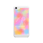 piccolo-のパステルキャット Clear Smartphone Case
