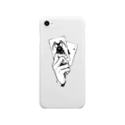 百々田のトランプおてて Clear Smartphone Case