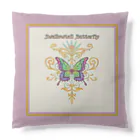 アトリエ彩楽（しゃらく）雑貨店のSwallowtailButterfly：パステル Cushion