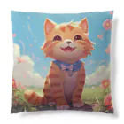 ネオン街/Neon Streetの魔法猫TIYCHA Cushion