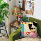 ミネムラコーヒーのゴルフクラブでピアノを叩き壊す主婦 Cushion
