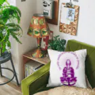 『Nothing Is Real』-- IN SUZURIの只管打坐h.t.　紫 Cushion