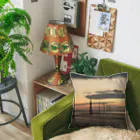 Fujika145の海に浮かぶ電柱 Cushion