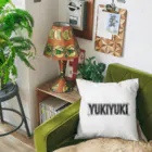 ゆきゆきストアのリバーシブル ロゴ クッション Cushion