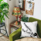 『Nothing Is Real』-- IN SUZURIのHappiness Is The Truth!（黒） Cushion