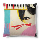 ミネムラコーヒーのゴルフクラブでピアノを叩き壊す主婦 Cushion