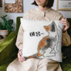 LalaHangeulの三毛猫さん ハングルデザイン  Cushion