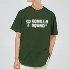 GORILLA SQUAD 公式グッズショップのGORILLA SQUAD ロゴ白 Dry T-Shirt