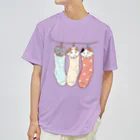 ぽんぽこあんぽんたんの靴下にゃんこ Dry T-Shirt