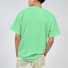『Nothing Is Real』-- IN SUZURIの動物家紋。H.T.（三つ葉葵ハシビロコウ）黒 Dry T-Shirt