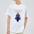 1096's shopのスカル夫　ドクロ　ガイコツ　嫁がピリピリしてるから出かけた Dry T-Shirt