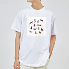 なおこストアの虹色ねこ＊リリー Dry T-Shirt