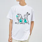 しきいろの鳥獣戯画(ポップ/買い物) Dry T-Shirt