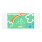 たまコロンのBon voyage en avion   Face Towel