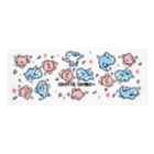 サメとメンダコ[namelessmm2]の踊るサメとメンダコ shiroi! Face Towel
