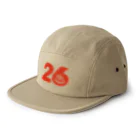 瀬高きりん♨温泉グッズの26 YUKEMURI CLUB 5 Panel Cap