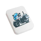 takejijiのAIで描いた白バイ Flat Tin Case