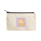 12星座のやさしいひかりのLunaLibra（ルナリブラ） 〜天秤の天使ねこ〜 Flat Pouch