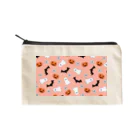 Makanaのおばけパーティー風呂敷（ピンク）　≪mayumi作≫ Flat Pouch