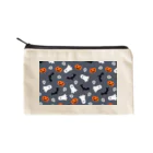 Makanaのおばけパーティー風呂敷」（黒）　≪mayumi作≫ Flat Pouch