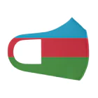 お絵かき屋さんのアゼルバイジャンの国旗 Face Mask