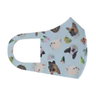 noe_to_meg (ノエとめぐ)の2022春フレブル服non.booコラボマスク【パステルブルー】 Face Mask