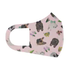 noe_to_meg (ノエとめぐ)の2022春フレブル服non.booコラボマスク【パステルピンク】 Face Mask