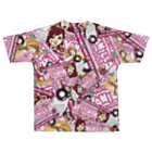 バニラde高収入ショップ［SUZURI店］の【フルグラフィック】バニラトラック×お金B All-Over Print T-Shirt