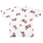 バニラde高収入ショップ［SUZURI店］の【フルグラフィック】バニラトラック×お金A All-Over Print T-Shirt