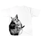 でぐんちゅのモノクロリアルデグー All-Over Print T-Shirt