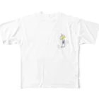 okazuの血眼カエルくま All-Over Print T-Shirt