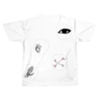 meMEmeのしゃぼん玉 All-Over Print T-Shirt