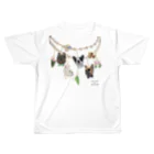 noe_to_meg (ノエとめぐ)の2022春フレブル服non.booコラボ【フレブル×花チャーム】 All-Over Print T-Shirt