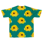 さちこの生物雑貨のウミヅキチョウチョウオ All-Over Print T-Shirt