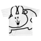 蓬のたたかううさぎさん All-Over Print T-Shirt