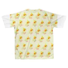ブティック萌のオカメインコちゃん、いっぱい！(クリーム色) All-Over Print T-Shirt