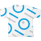 101DESIGNの101DESIGNのフルグラフィック - 10周年記念ver -  All-Over Print T-Shirt :back