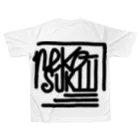 ミケネコFactoryのネコスキーフルグラT All-Over Print T-Shirt :back