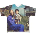 たぬきの田舎ほのぼの All-Over Print T-Shirt