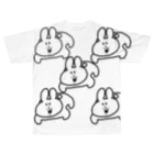 蓬のたたかううさぎさん All-Over Print T-Shirt