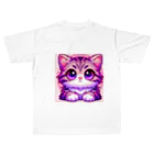 TOM24の些細な事でも興味津々アメショー”モモちゃん” All-Over Print T-Shirt