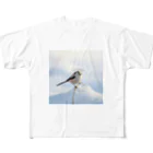 ふわもこあにまるずのシマエナガちゃん All-Over Print T-Shirt