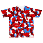 shiroyamanの広島迷彩（赤鯉） All-Over Print T-Shirt