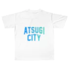 JIMOTOE Wear Local Japanの厚木市 ATSUGI CITY All-Over Print T-Shirt