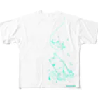 tetrapod'sのバイト All-Over Print T-Shirt