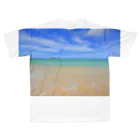 アロハスタイルハワイのラニカイビーチ All-Over Print T-Shirt